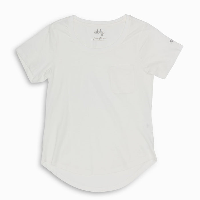 Polly | Women's Anti-Stain Dropped Neckline Tee