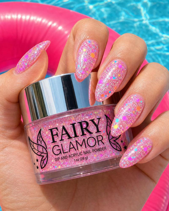 -Glitter-Dip-Nail-Powder-Poolside Paradise-Fairy-Glamor