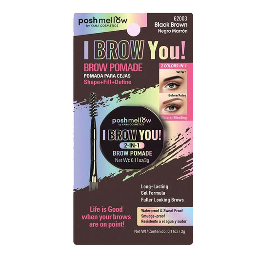 Posh Mellow I Brow You 2 in 1 Brow Pomade Set - ikatehouse