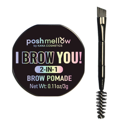 Posh Mellow I Brow You 2 in 1 Brow Pomade Set - ikatehouse