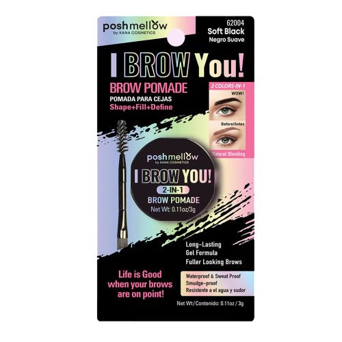 Posh Mellow I Brow You 2 in 1 Brow Pomade Set - ikatehouse