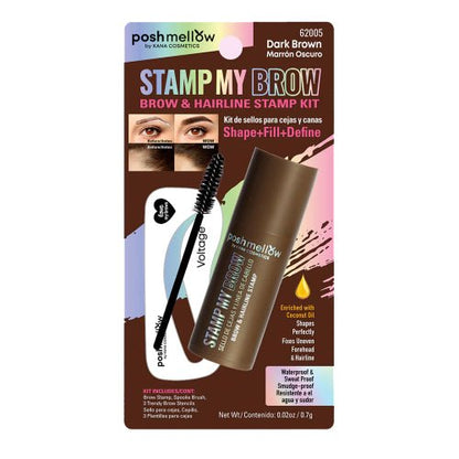 Posh Mellow Stamp My Brow & Hairline Stamp Kit