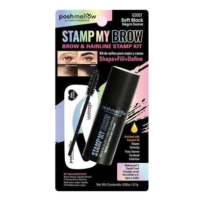 Posh Mellow Stamp My Brow & Hairline Stamp Kit