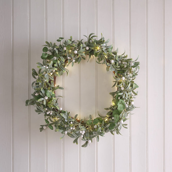LL-WR24012 - 60cm Pre Lit Mistletoe and Eucalyptus Wreath.jpg