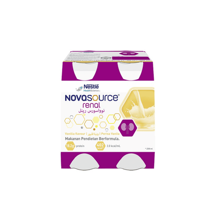 [Pre-Order] Novasource Renal Vanilla Bottle (4x200ml) | Nestle