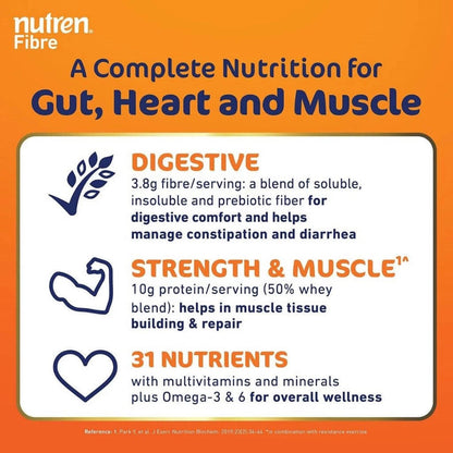 [Pre-Order] Nutren Fibre Complete Nutrition - Vanilla Flavour | Nestle