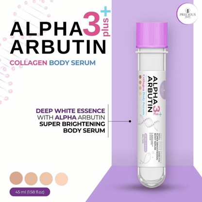 Precious Skin Thailand Alpha Arbutin 3 Plus Collagen Body Serum 45ml سيروم الجسم ألفا أربوتين 3 بلس كولاجين من بريشوس سكين تايلاند - Princess Cosmetics Qatar