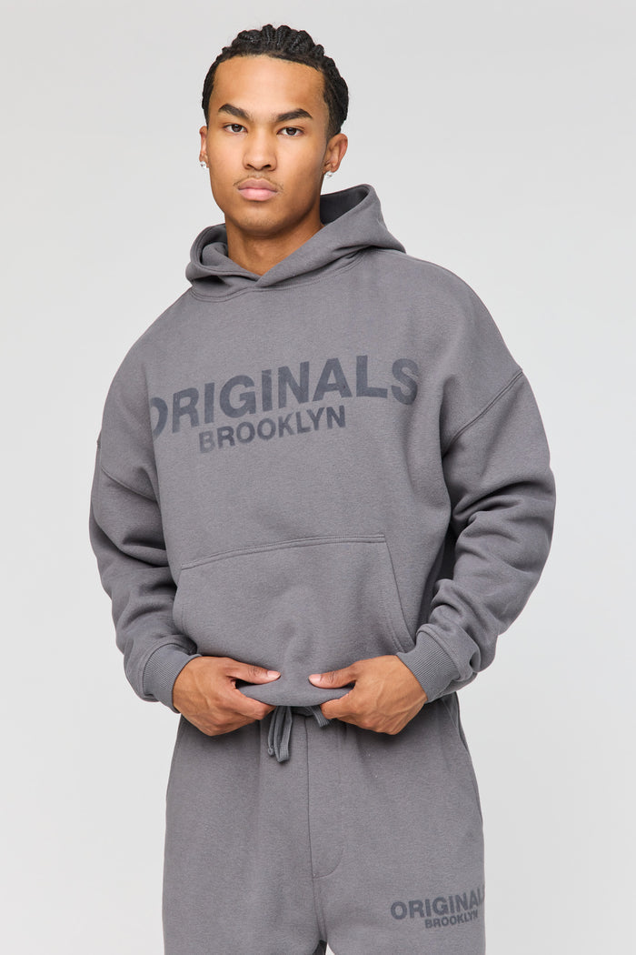 Premium Heavyweight Fleece Baggy Graphic Hoodie