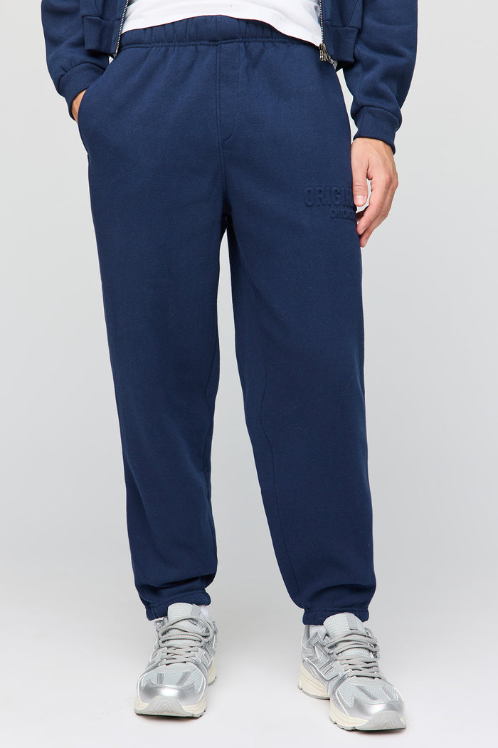 Premium Heavyweight Fleece Embossed Baggy Sweatpant