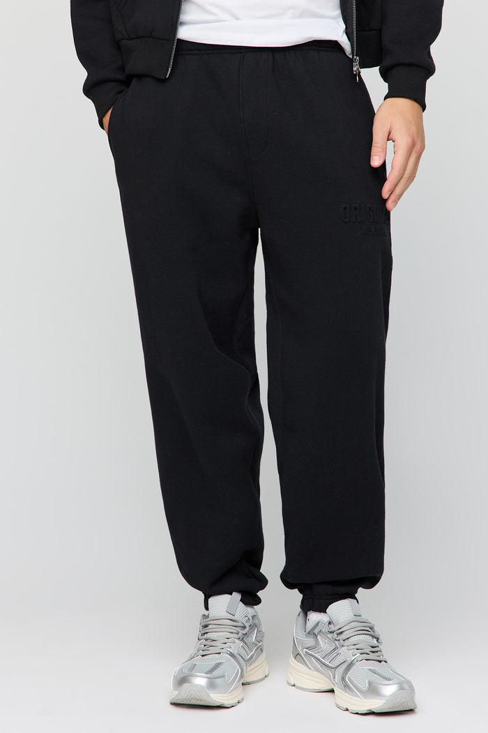 Premium Heavyweight Fleece Embossed Baggy Sweatpant