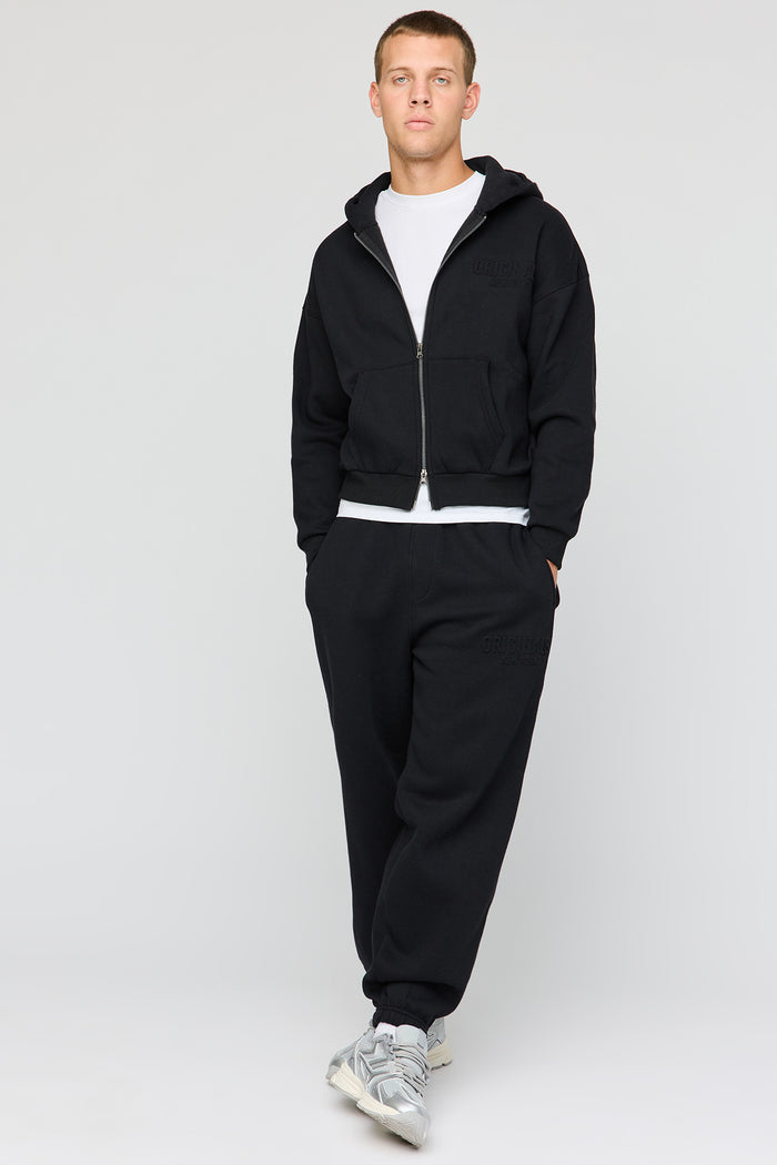 Premium Heavyweight Fleece Embossed Baggy Sweatpant