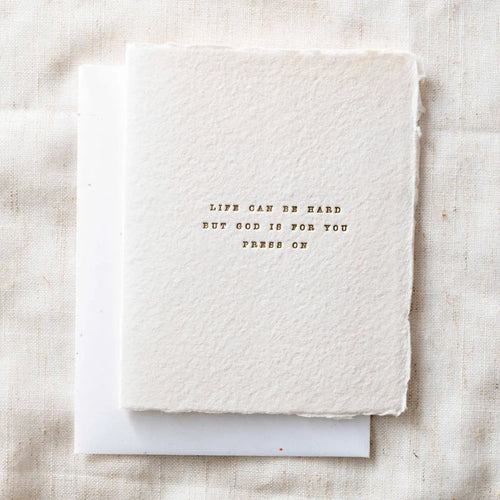 Press On- Greeting Card