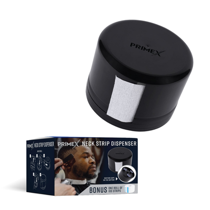 PrimeX Neck Strip Dispenser, 1 Count, Black
