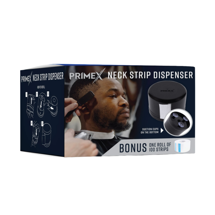 PrimeX Neck Strip Dispenser, 1 Count, Black