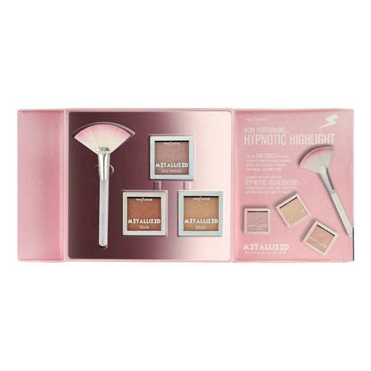 Profusion Beauty Metallized Hypnotic Highlight Set with Brush