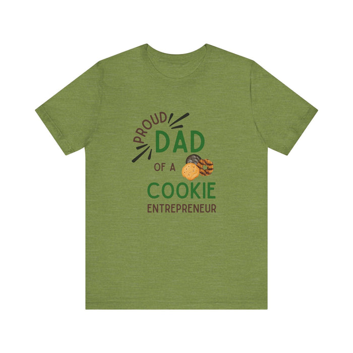 Proud Dad of a Cookie Entrepreneur - Unisex Jersey Tee Celebrate Your Little Cookie Boss! - Whippie's
