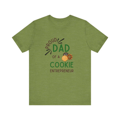 Proud Dad of a Cookie Entrepreneur - Unisex Jersey Tee Celebrate Your Little Cookie Boss! - Whippie's