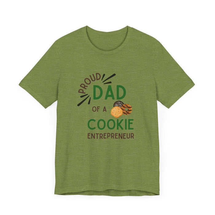 Proud Dad of a Cookie Entrepreneur - Unisex Jersey Tee Celebrate Your Little Cookie Boss! - Whippie's