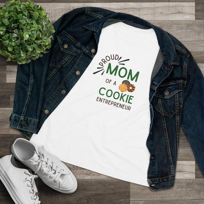 Proud Mom of a Cookie Entrepreneur - Women's Tee Celebrate Your Little Cookie Boss! - Whippie's