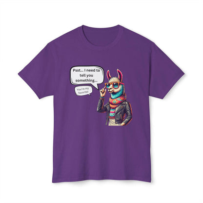 Psst... You're My Favorite! Unisex HD Cotton T-Shirt - Who's Really Their Favorite? 😉 - Whippie's