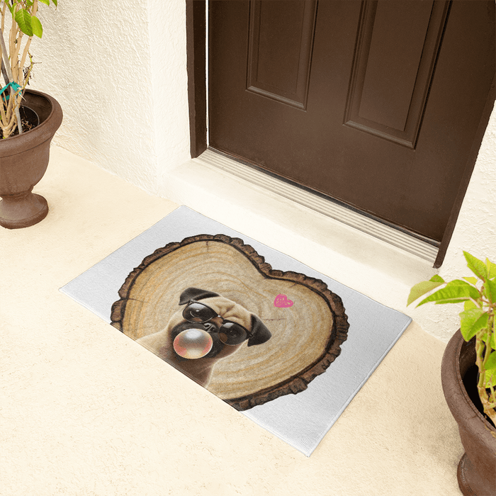 Pug Love Welcome Mat - 💖 Cuteness Overload! Welcome Home! 💖 - Whippie's