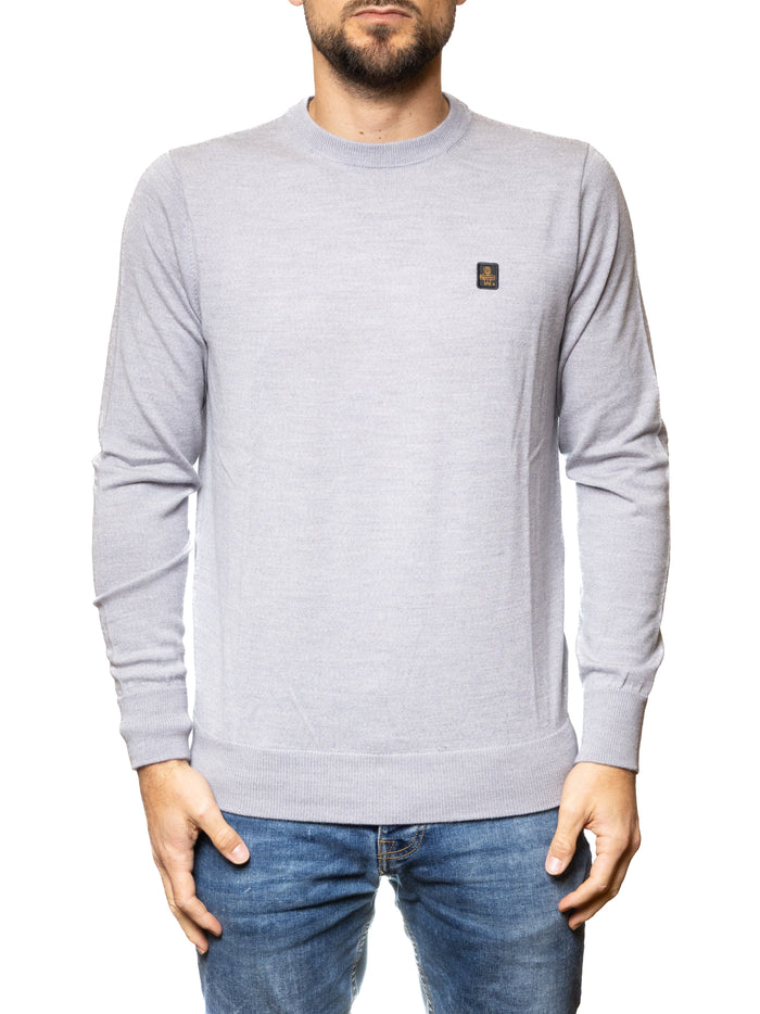 REFRIGIWEAR pullover bennet grigio M26908 BENNET-I06321