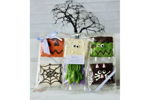 Pumpkin Chocolate Covered Graham Cracker