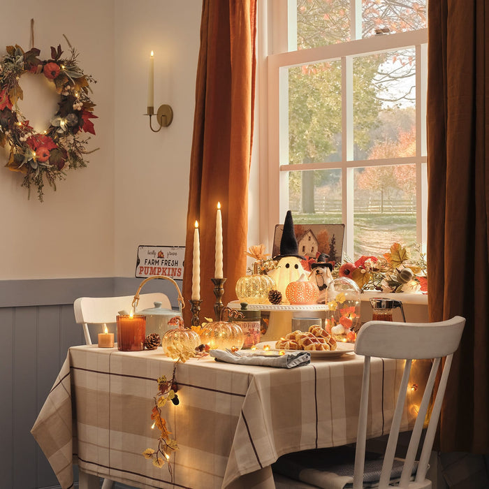 Pumpkin Patch LED Autumn Dome Decoration