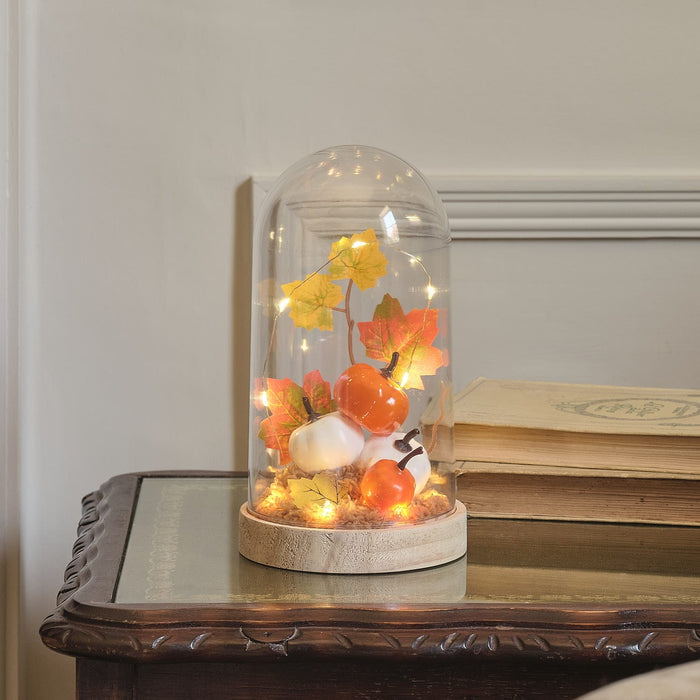 Pumpkin Patch LED Autumn Dome Decoration