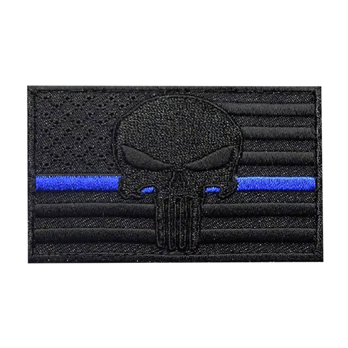 Punisher Thin Blue Line Patch