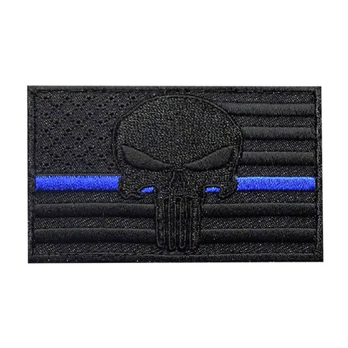 Punisher Thin Blue Line Patch