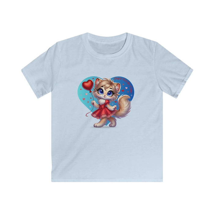 💖 Purr-fectly Cute 😻 Kids Softstyle Tee ✨ Adorable style for your little sweetheart! - Whippie's