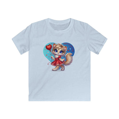 💖 Purr-fectly Cute 😻 Kids Softstyle Tee ✨ Adorable style for your little sweetheart! - Whippie's