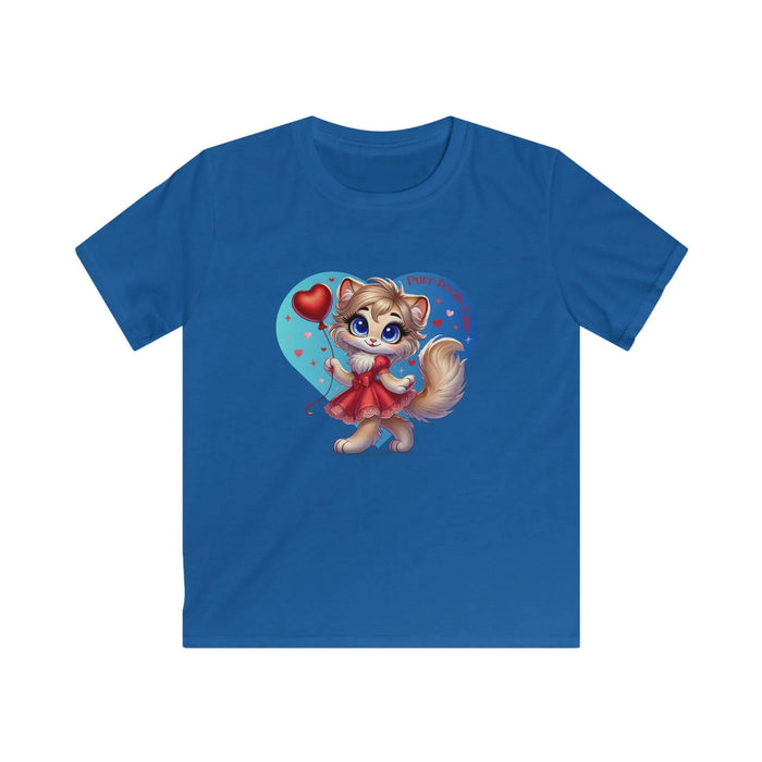 💖 Purr-fectly Cute 😻 Kids Softstyle Tee ✨ Adorable style for your little sweetheart! - Whippie's
