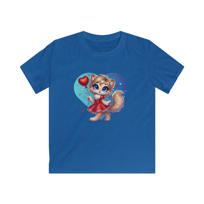 💖 Purr-fectly Cute 😻 Kids Softstyle Tee ✨ Adorable style for your little sweetheart! - Whippie's