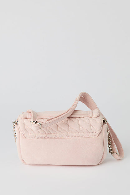 Quilted Crossbody Purse with Keychain
