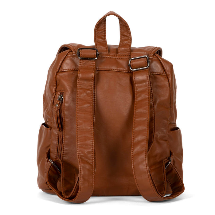 Quilted Flap Backpack - Bentley