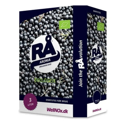 RÅ - ØKO ARONIA - KOLDPRESSET JUICE - 3 L