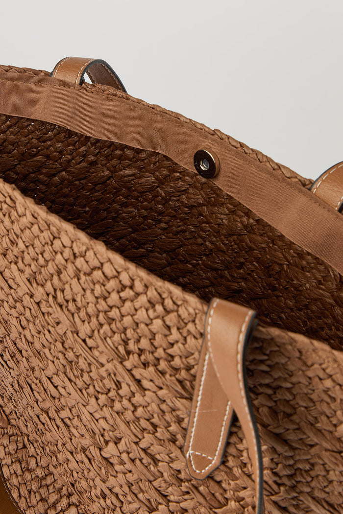 Raffia Tote Bag