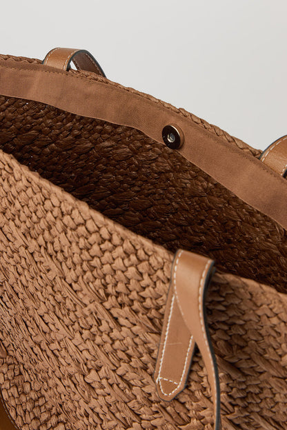 Raffia Tote Bag