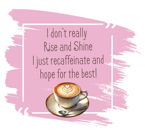 Recaffeinate & Hope Unisex Tee - But First, Coffee! ☕️💖 - Whippie's