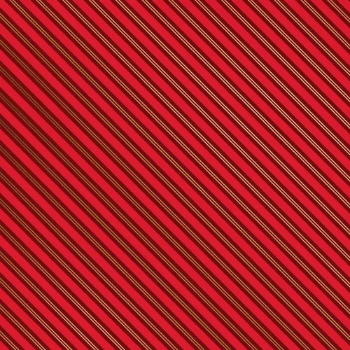 Red & Gold Stripes Wrapping Paper