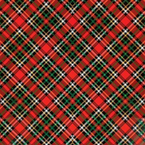 Red Plaid Jumbo Wrapping Paper