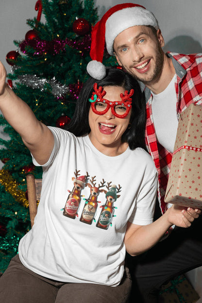 Reinbeer: The 🍻 Official Beverage of the Reindeer Games 🦌 - Unisex Softstyle T-shirt - Whippie's