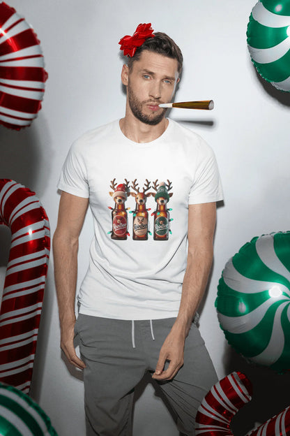 Reinbeer: The 🍻 Official Beverage of the Reindeer Games 🦌 - Unisex Softstyle T-shirt - Whippie's