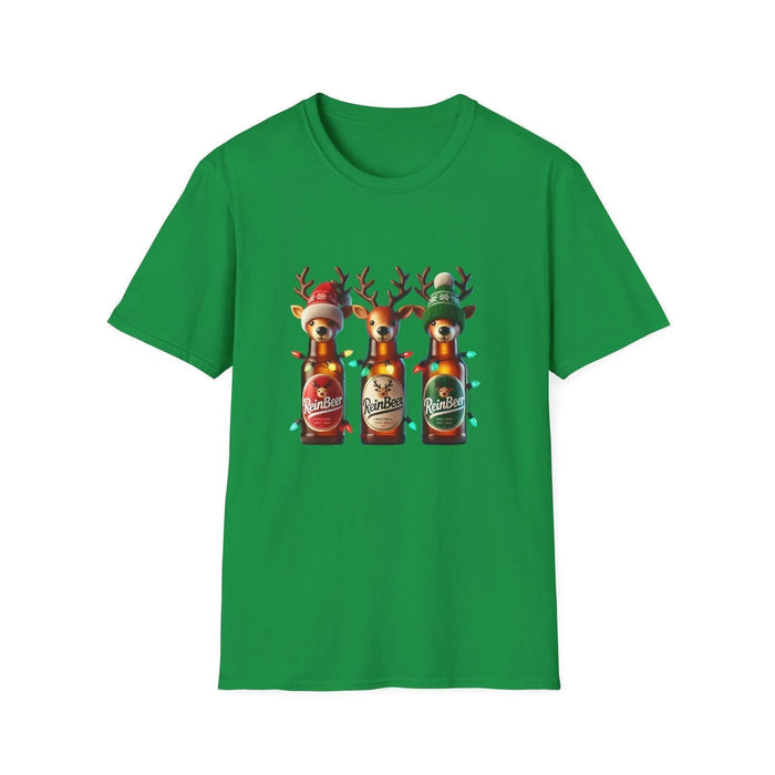 Reinbeer: The 🍻 Official Beverage of the Reindeer Games 🦌 - Unisex Softstyle T-shirt - Whippie's