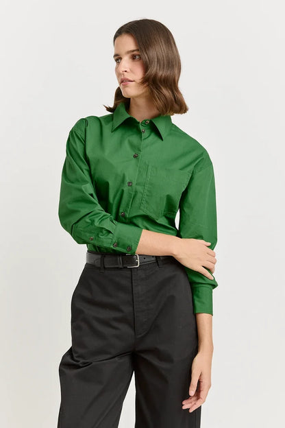 RELAXED COTTON SHIRT in Spring by Toorallie