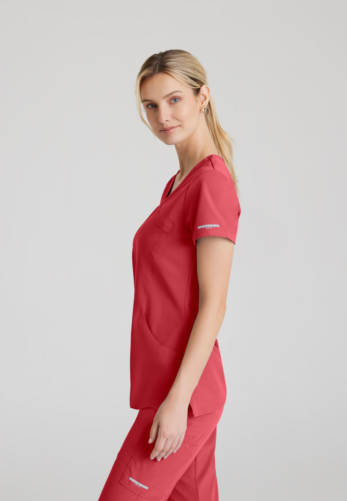 Reliance Top - True Red - Grey's Anatomy Scrubs