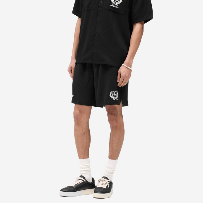 Represent Crest Short - Jet Black