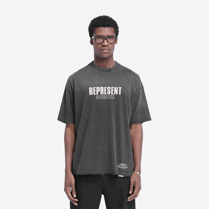 REPRESENT GODSPEED T-SHIRT AGED BLACK